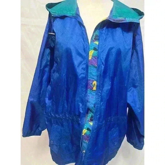 Columbia Jackets & Blazers - Vintage 90s Columbia Windbreaker Royal Blue